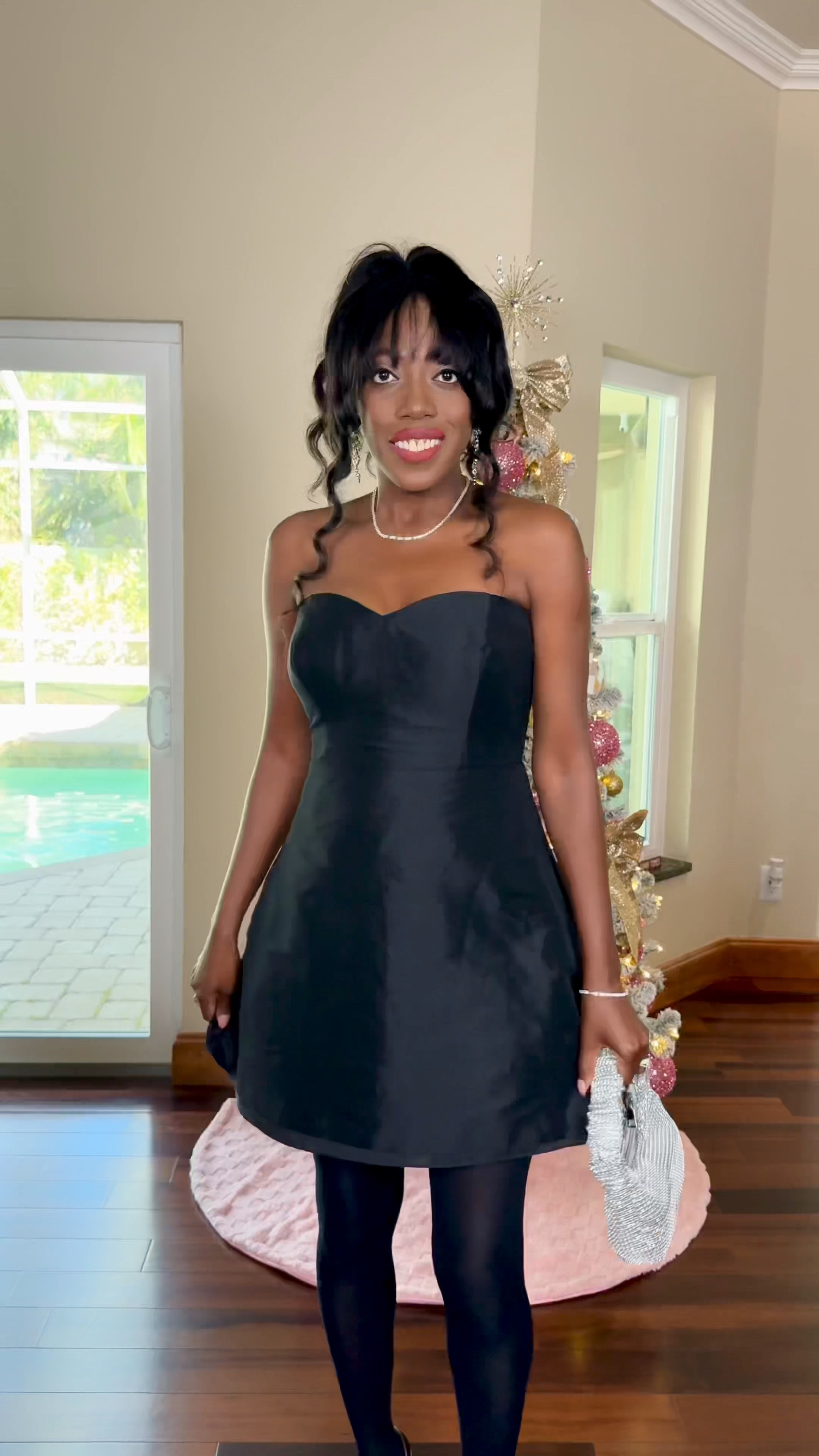 Holiday Dresses 
Black Mini Dress: Great for black tie and cocktail evenings. True to size. Wearing a 6. 
Sequin Mini Dress: Love that it has side pockets. Tube top. Runs slightly big. I sized down to a 4. 
Red Gown: Love this for the holiday season. It was slightly big for me at the bust. Pinned it in the back and it was perfect. Wearing a size 6  
*In partnership with Rent The Runway 

Holiday Dresses, Cocktail Dresses, Evening Dresses, Party Dresses, Dress, 

#LTKStyleTip #LTKOver40 #LTKSeasonal

#LTKWatchNow #LTKHoliday #LTKCyberWeek