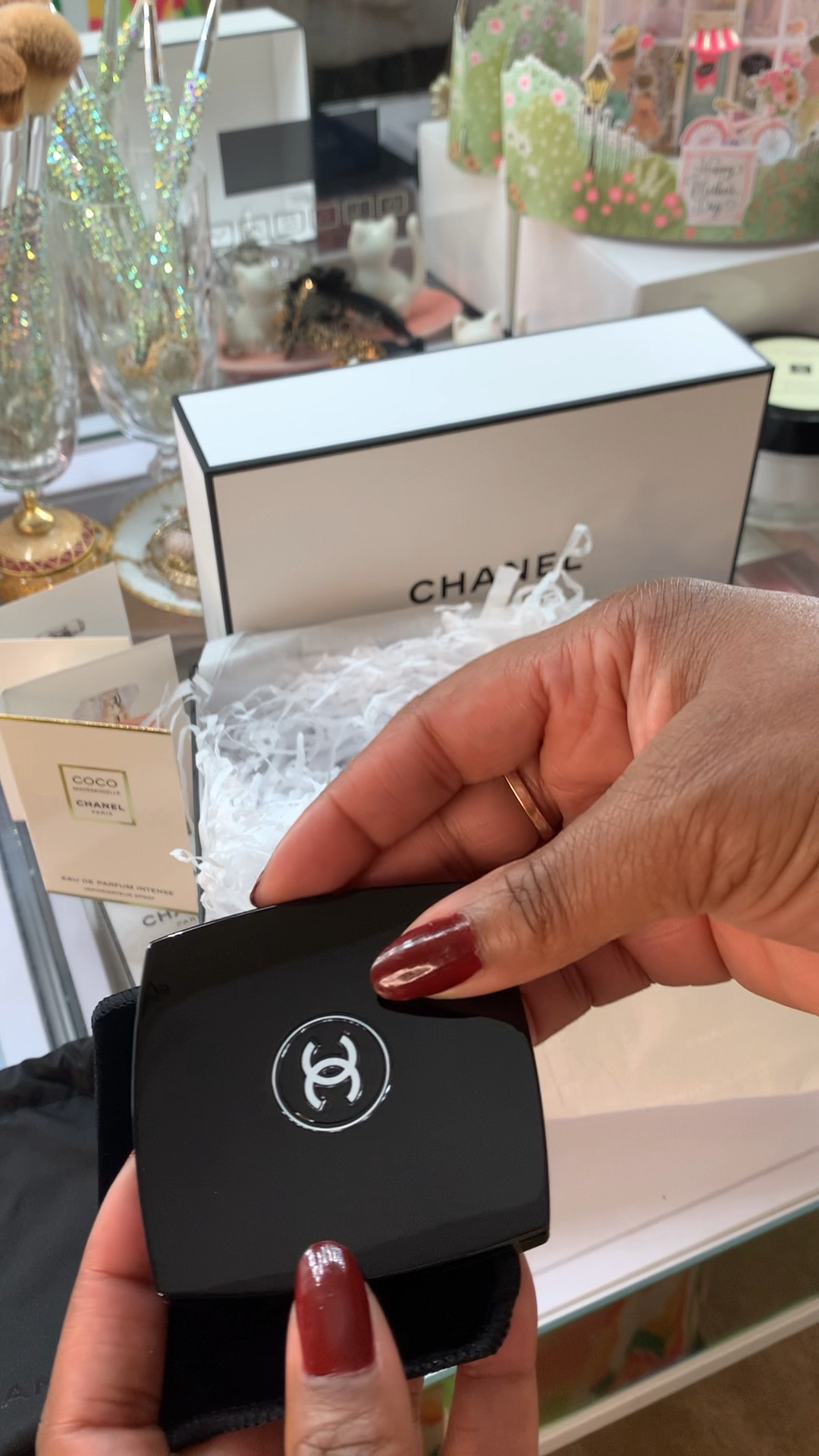 Chanel beauty products to make you feel extra special without breaking the bank! Affordable handbag mirror, lipsticks, hand lotion, cotton etc 

#LTKstyletip #LTKFind #LTKGiftGuide