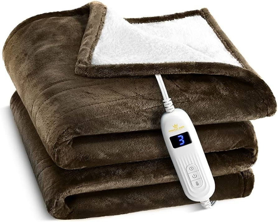 Medical king Heated Blanket, Machine Washable Extremely Soft & Comfortable Electric Blanket Throw... | Amazon (US)