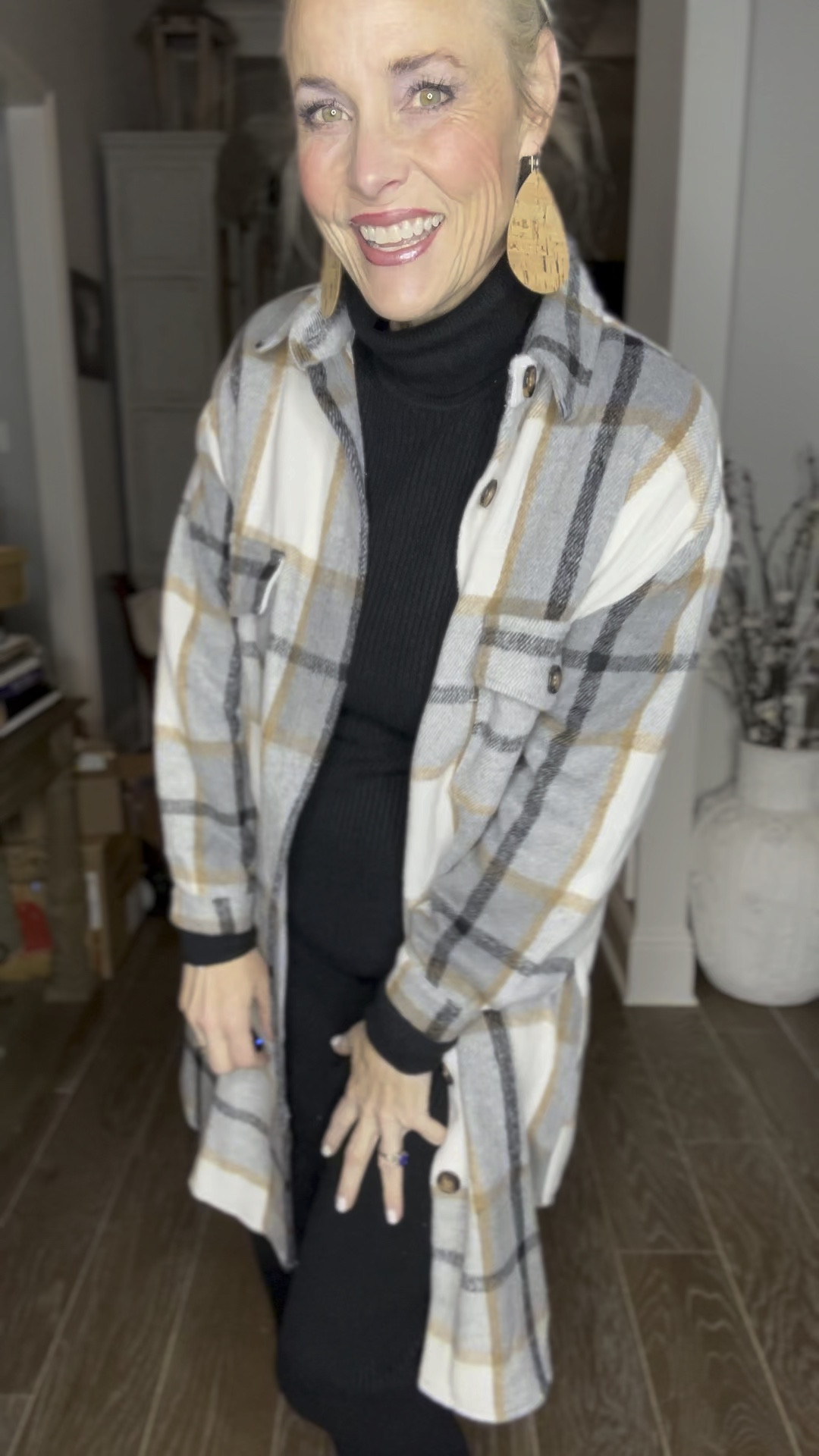 Looking for a really versatile, size-inclusive dress to add to your closet? This is it! 

One of the reasons I love this ribbed turtleneck midi dress is that it can be worn sooooo many different ways. This dress can stand alone, but I prefer to wear it as a base layer under a sweater, denim jacket, or shacket with a lug-sole boot like I am today. I can also see myself wearing it with a flannel shirt tied around my waist and some sneakers. If you wanted a bit of an edgier vibe you could add a leather moto jacket and combat boots. Dress it up with with heels and you are ready for a date night. Adding a blazer in a bright pop of color would make you office -ready, too. 

The dress comes in 3 colors and is pretty size-inclusive with sizes ranging from XXS-XXL. I’m in a medium. 

The shacket from Amazon comes in 13 different plaid options and is also size inclusive with sizes ranging from XS-XXL. I’m wearing the #2 Grey color option in a medium. It’s supposed to have an oversized look, but you could probably size down one if you are unsure. 

#LTKplussize #LTKover40 #LTKmidsize