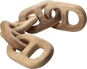 Lazy Susan Dimond Home Hand Carved 5-Link Chain | Amazon (US)