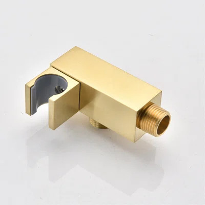 Gold Ceiling Mounted Shower - 12" Head & Handheld Natural Rainfall Representation Self-cleaning Nozzle Brass Bathroom Complies With American Standard | Wayfair North America