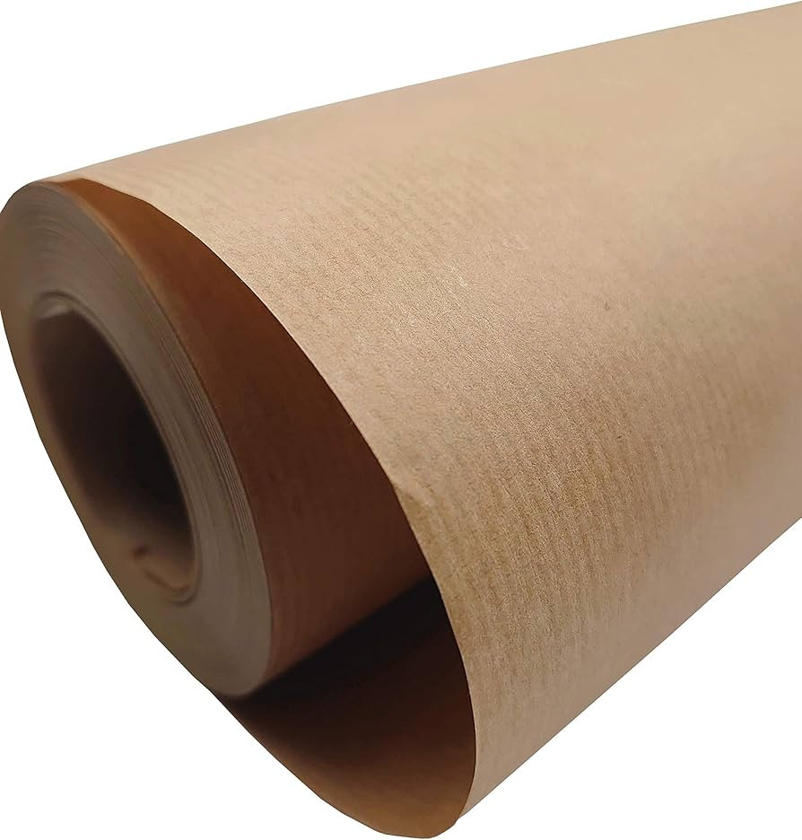 PAKNOR® 44 cm - 50 m Braun KRAFTPAPIER, Geschenkpapier, Kraftpapierrolle Ideal für Kunsthandwer... | Amazon (DE)