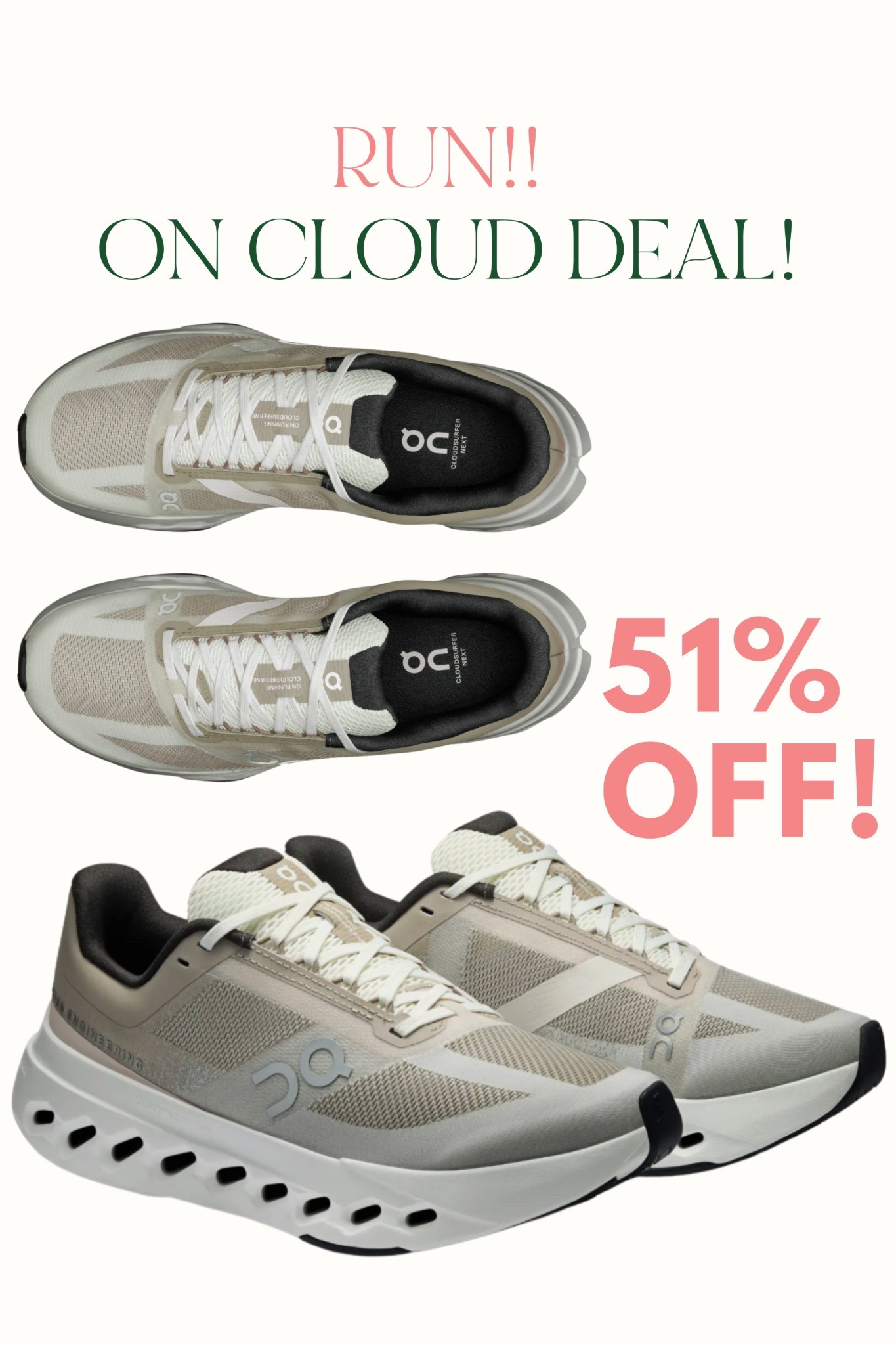 Lowest I’ve ever seen for these On Cloud sneakers!!! RUN!!

#LTKSaleAlert #LTKActive #LTKFindsUnder100