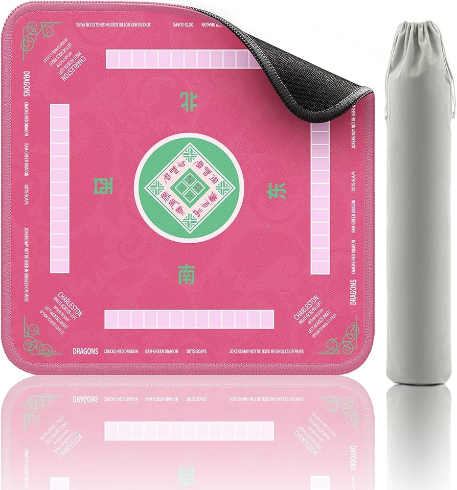 2F22E Mahjong Mat, Noise Reduction Non-Slip Mahjong Mat for Table, 32.4 * 32.4 Inch Mahjong Table... | Amazon (US)