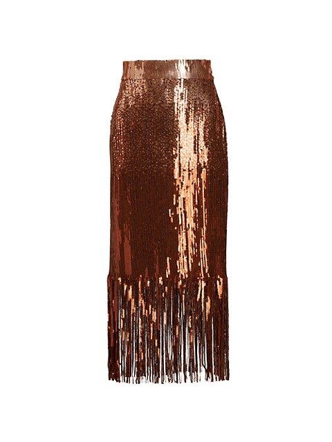 Lanna Sequin Midi-Skirt | Saks Fifth Avenue