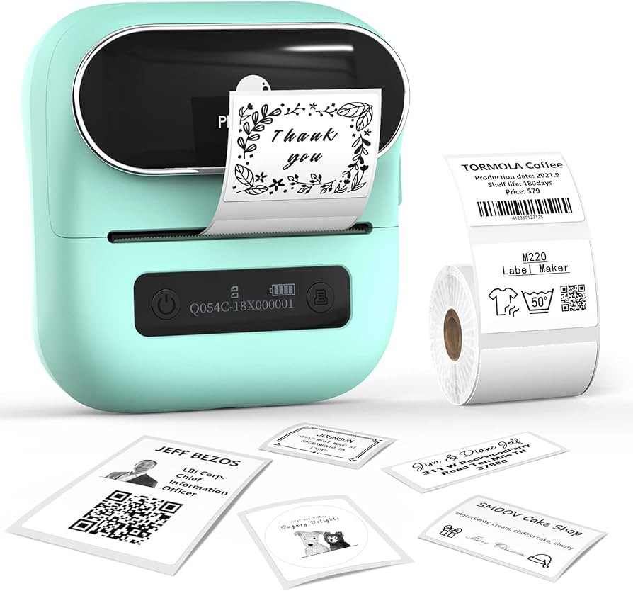 Phomemo M220 Label Maker, New Flagship 3.14 Inch Bluetooth Portable Thermal Label Printer for Bar... | Amazon (US)