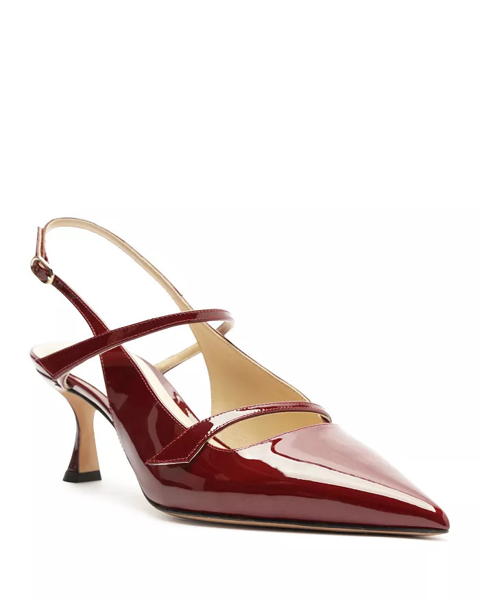 Women's Tita Pointed Toe Mid Heel Slingback Pumps | Bloomingdale's (US)