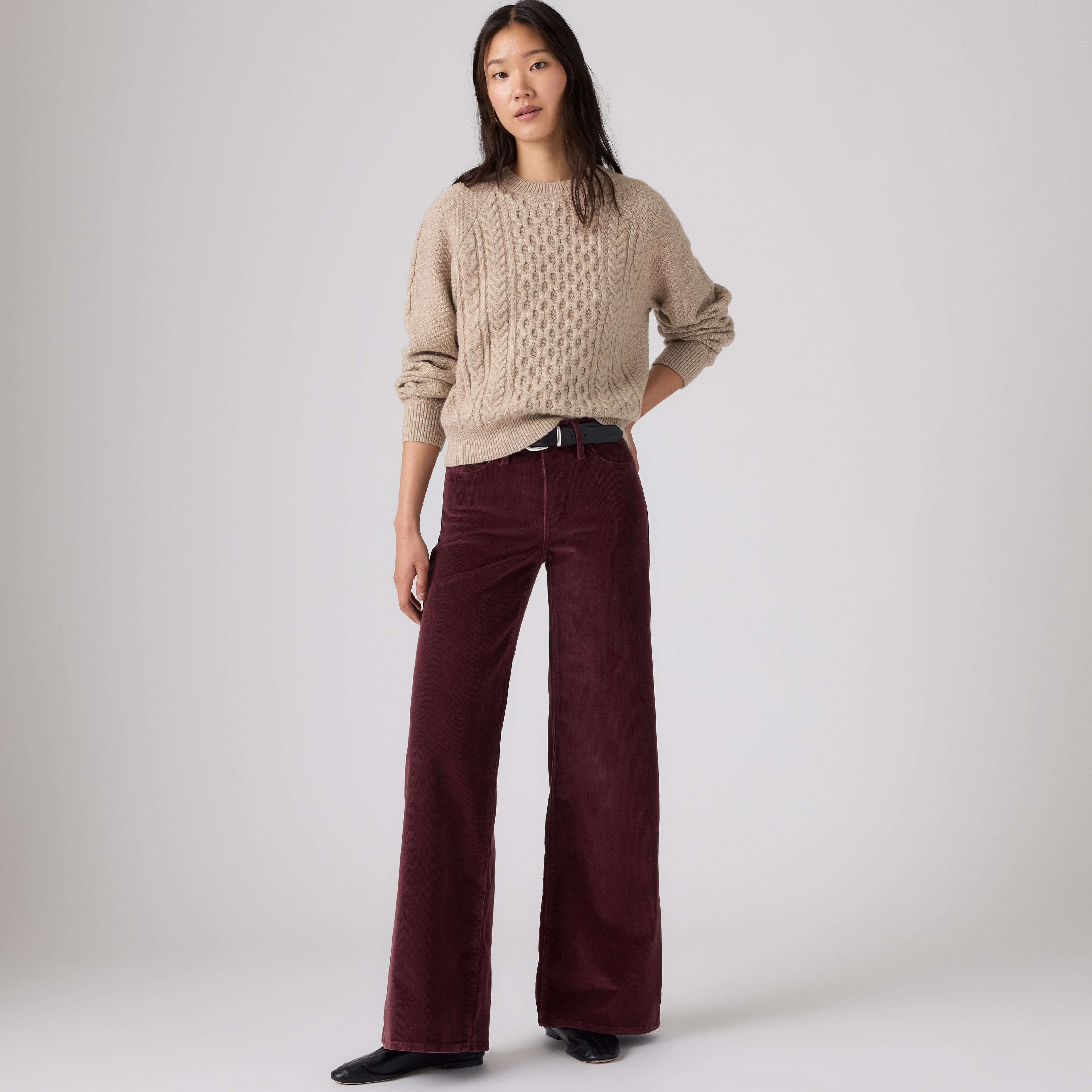 Levi's 318 Corduroy Shaping Wide-Leg Pants Jeans - Women's 27x30 | Levi's US