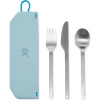 Hydroflask Flatware Cutlery Set With Pouch in Rain | END. Clothing | End Clothing (US & RoW)