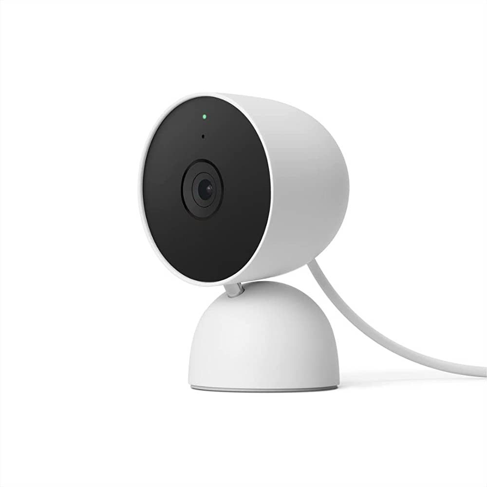 Google indoor Nest Security Cam 1080p (Wired) - 2nd Generation - Snow | Amazon (US)