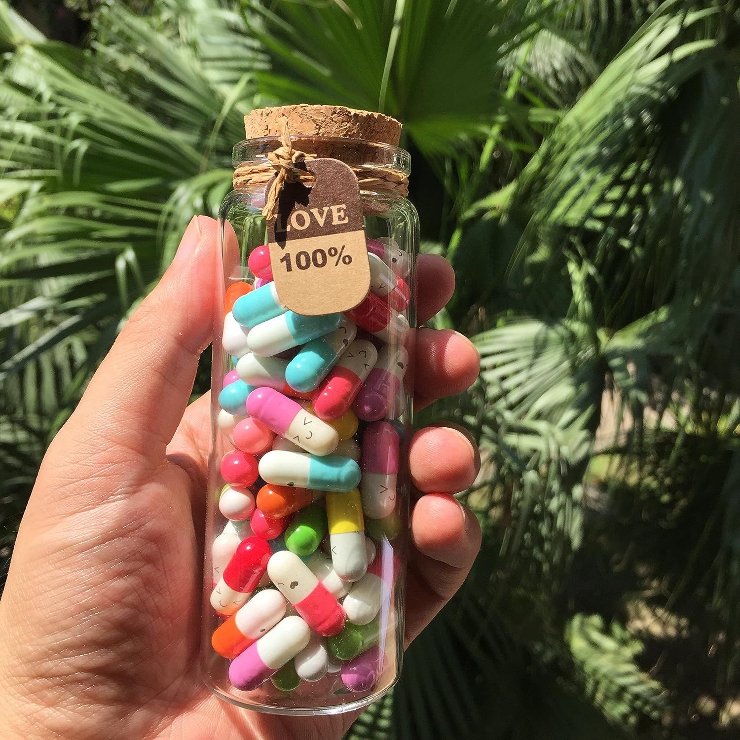 INFMETRY Capsule Letters Message in a Bottle (Mixed Color 90pcs) | Amazon (US)