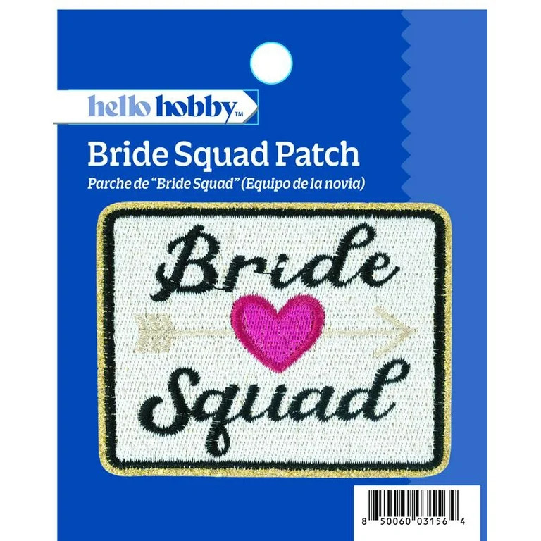 Hello Hobby Bride Squad Embroidered Patch | Walmart (US)
