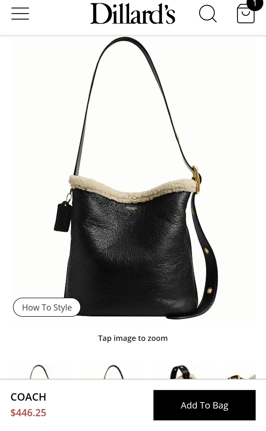 Shearling coach bags on sale!🐑💕 Bucket! 

#LTKHoliday #LTKSaleAlert #LTKU