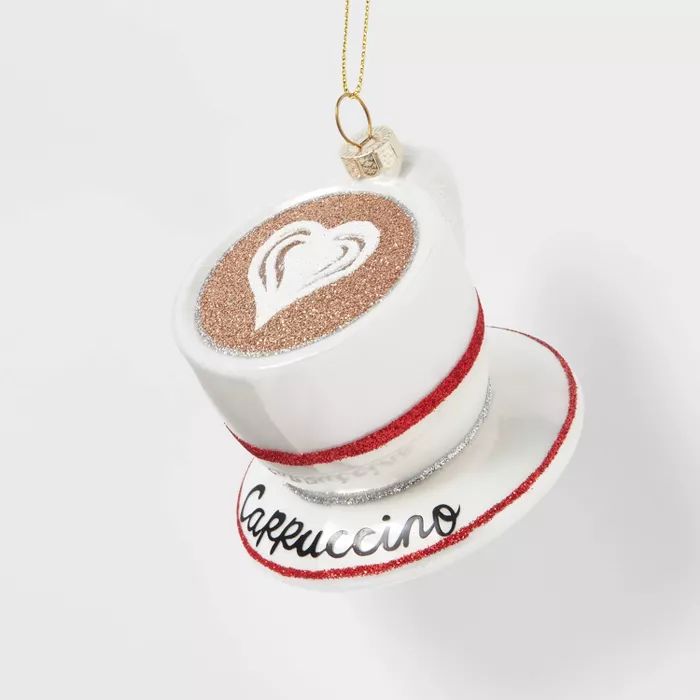 Glass Cappuccino Christmas Tree Ornament - Wondershop™ | Target