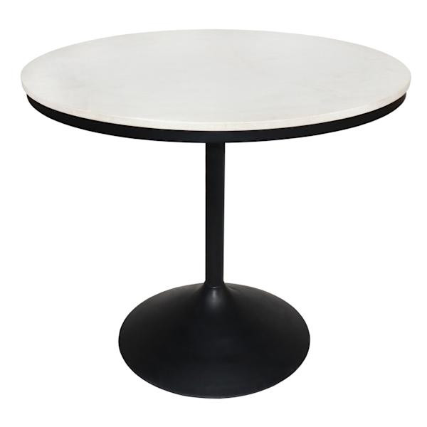 Mariana Marble Bistro Table, Black | At Home