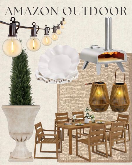 Amazon Outdoor finds - from planters to patio furniture to string lights. grab a few things ahead of spending time out on the patio this season

#LTKhome