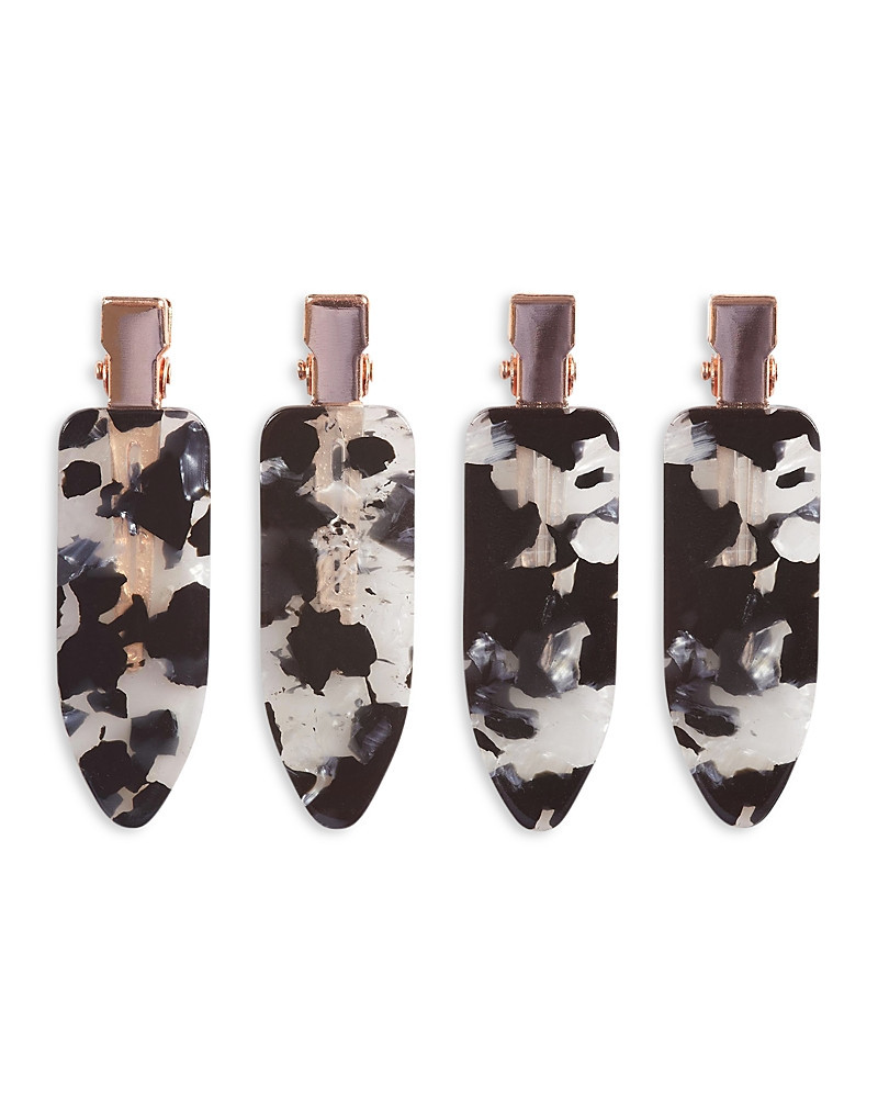 Kitsch Creaseless Clips - Black Terrazo, Set of 4 | Bloomingdale's (US)
