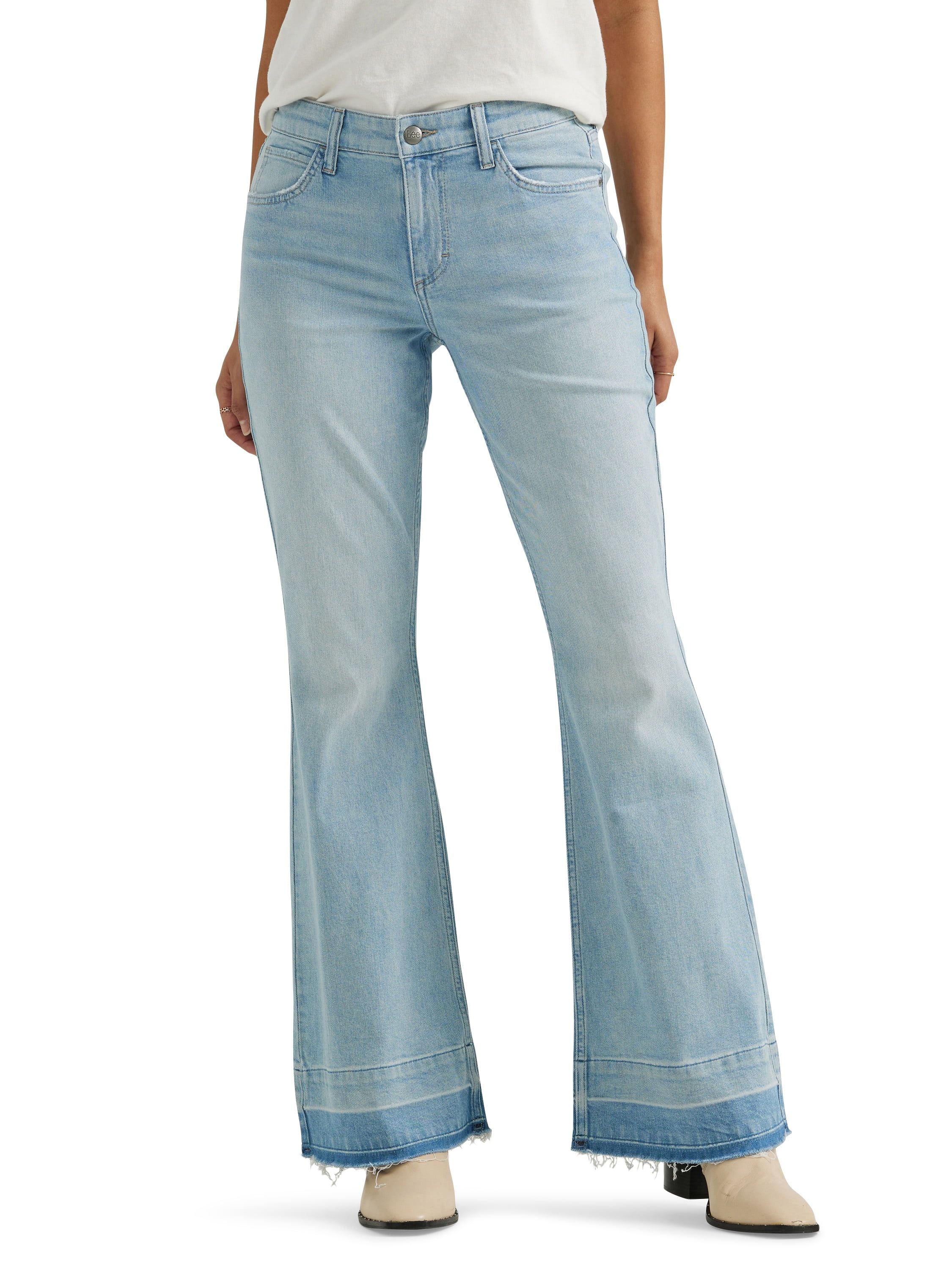 Lee® Women's Heritage Mid Rise Fitted Flare Jean | Walmart (US)