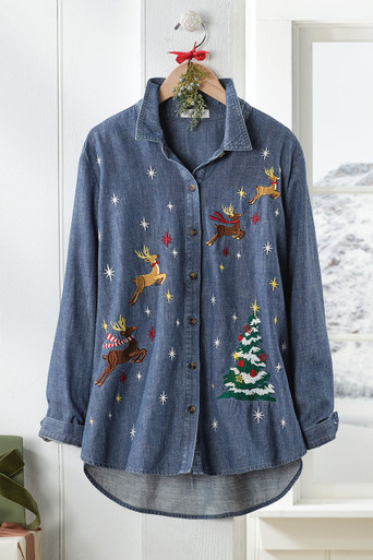Dash Away Denim Shirt | Coldwater Creek
