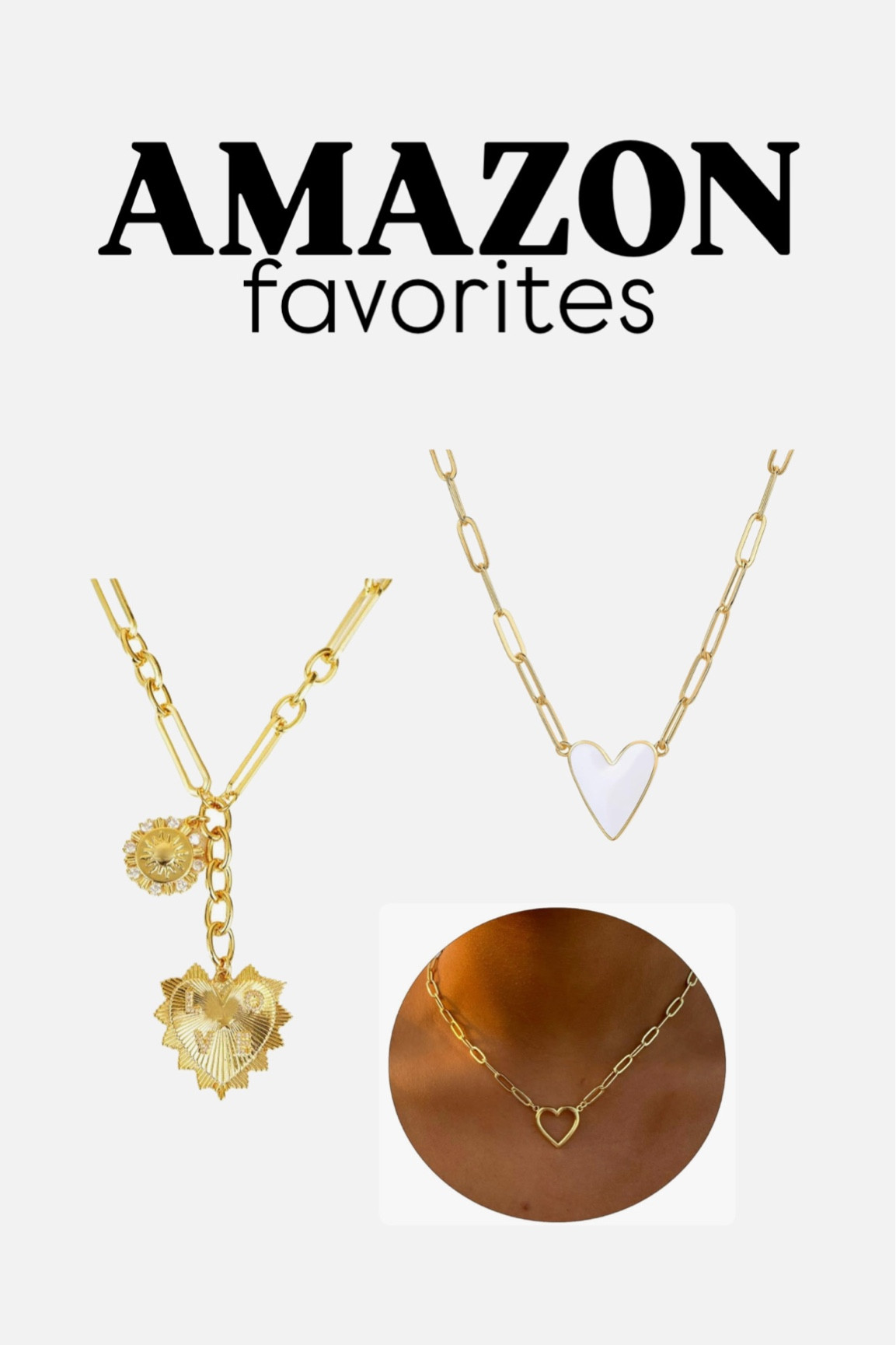 Favorite heart necklaces 

#LTKStyleTip #LTKMostLoved #LTKSaleAlert