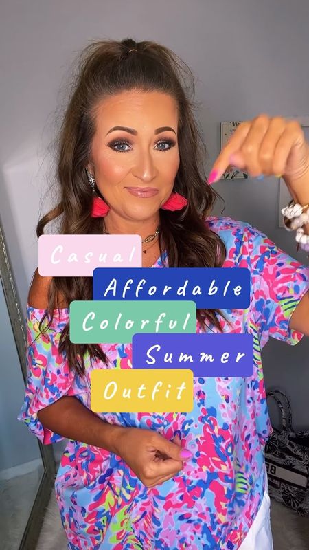 🚨Use LINZ25 to save 25% on this top and the rest of the Evaless site! 
🚨Use code LINZWAVE on Beachwaver site to save on curling iron 

Lilly Pulitzer inspired oversized top - small, white linen shorts. Summer outfits, spring looks, spring style, spring fashion, summer outfits, summer looks,  summer style, summer fashion, affordable fashion, affordable style Walmart fashion Walmart finds #vacationdresses #resortdresses #resortwear #resortfashion #LTKseasonal #rustichomedecor #liketkit #highheels #Itkhome #Itkgifts #springtops #summertops #Itksalealert #LTKRefresh #fedorahats #bodycondresses #sweaterdresses #bodysuits #miniskirts #midiskirts #longskirts #minidresses #mididresses #shortskirts #shortdresses #maxiskirts #maxidresses #watches #camis #croppedcamis #croppedtops #highwaistedshorts #highwaistedskirts #momjeans #momshorts #capris #overalls #overallshorts #distressesshorts #distressedjeans #whiteshorts #contemporary #leggings #blackleggings #bralettes #lacebralettes #clutches #competition #beachbag #totebag #luggage #carryon #blazers #airpodcase #iphonecase #shacket #jacket #sale #workwear #ootd #bohochic #bohodecor #bohofashion #bohemian #contemporarystyle #modern #bohohome #modernhome #homedecor #nordstrom #bestofbeauty #beautymusthaves #beautyfavorites #hairaccessories #fragrance #candles #perfume #jewelry #earrings #studearrings #hoopearrings #simplestyle #aestheticstyle #luxurystyle #strawbags #strawhats #kitchenfinds #amazonfavorites #aesthetics #blushpink #goldjewelry #stackingrings #toryburch #comfystyle #easyfashion #vacationstyle #goldrings #lipliner #lipplumper #lipstick #lipgloss #makeup #blazers # LTKU #StyleYouCanTrust #giftguide #LTKSale #backtowork #LTKGiftGuide #amazonfashion #traveloutfit #familyphotos #trendyfashion #holidayfavorites #LTKseasonal #boots
#gifts #aestheticstyle #comfystyle #cozystyle
#LTKcyberweek # LTKCon #throwblankets #throwpillows #ootd #LTKcyberweek
#earrings #studearrings #hoopearrings #simplestyle #aestheticstyle #designerdupes #luxurystyle #strawbags #strawhats #kitchenfinds #amazonfavorites #bohodecor #aesthetics 

#LTKunder50 #LTKstyletip #LTKSeasonal