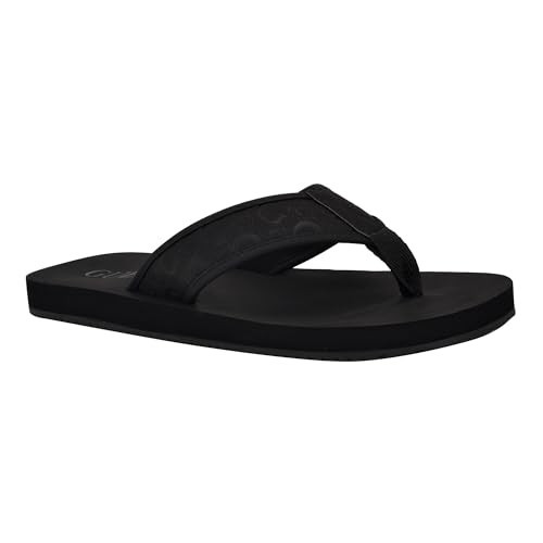 Guess Men's DUBBZ Flip-Flop, Black 001, 12 | Amazon (US)