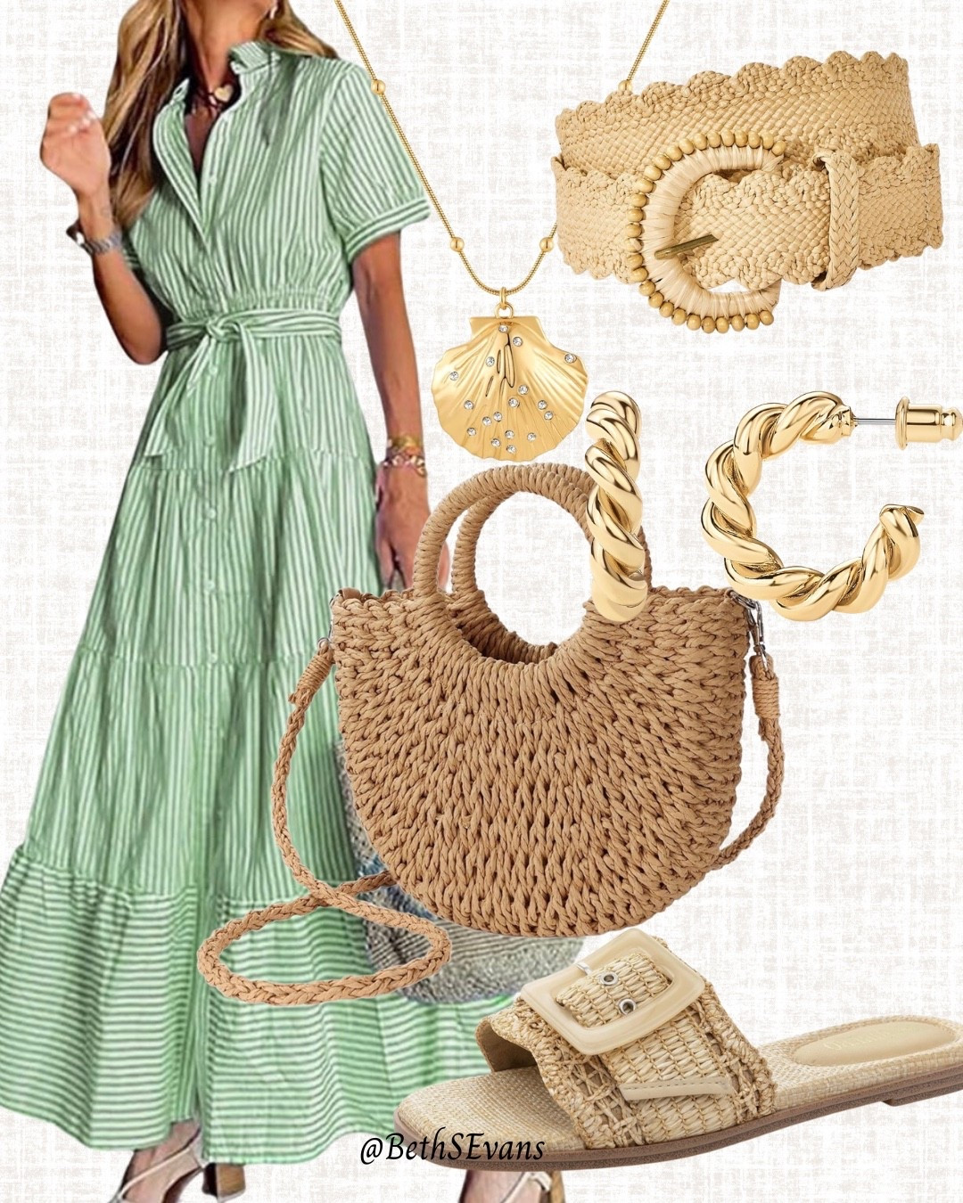 Throw on and look amazing whether for work, a night out at the beach, date night, or just a day you want to look pulled together but still feel comfy! This can be dressed up and down and the dress comes in other colors!

#LTKSeasonal #LTKOver40 #LTKWorkwear