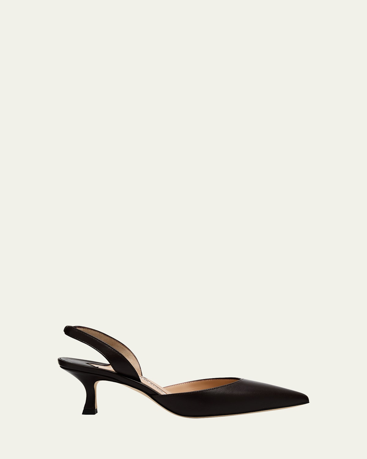 Carolyne Leather Low-Heel Slingback Pump | Bergdorf Goodman