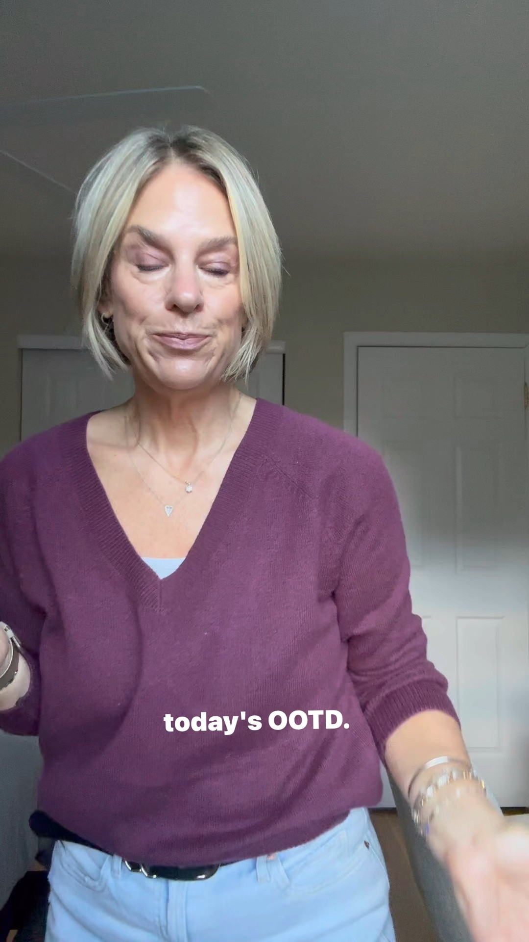 The color of the season, perfect cozy sweater and jeans! 

#LTKSeasonal #LTKOver40