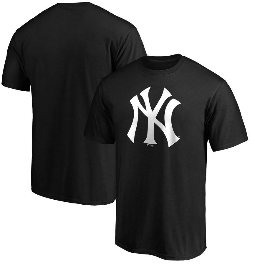 New York Yankees Primary Logo T-Shirt - Black | Fanatics