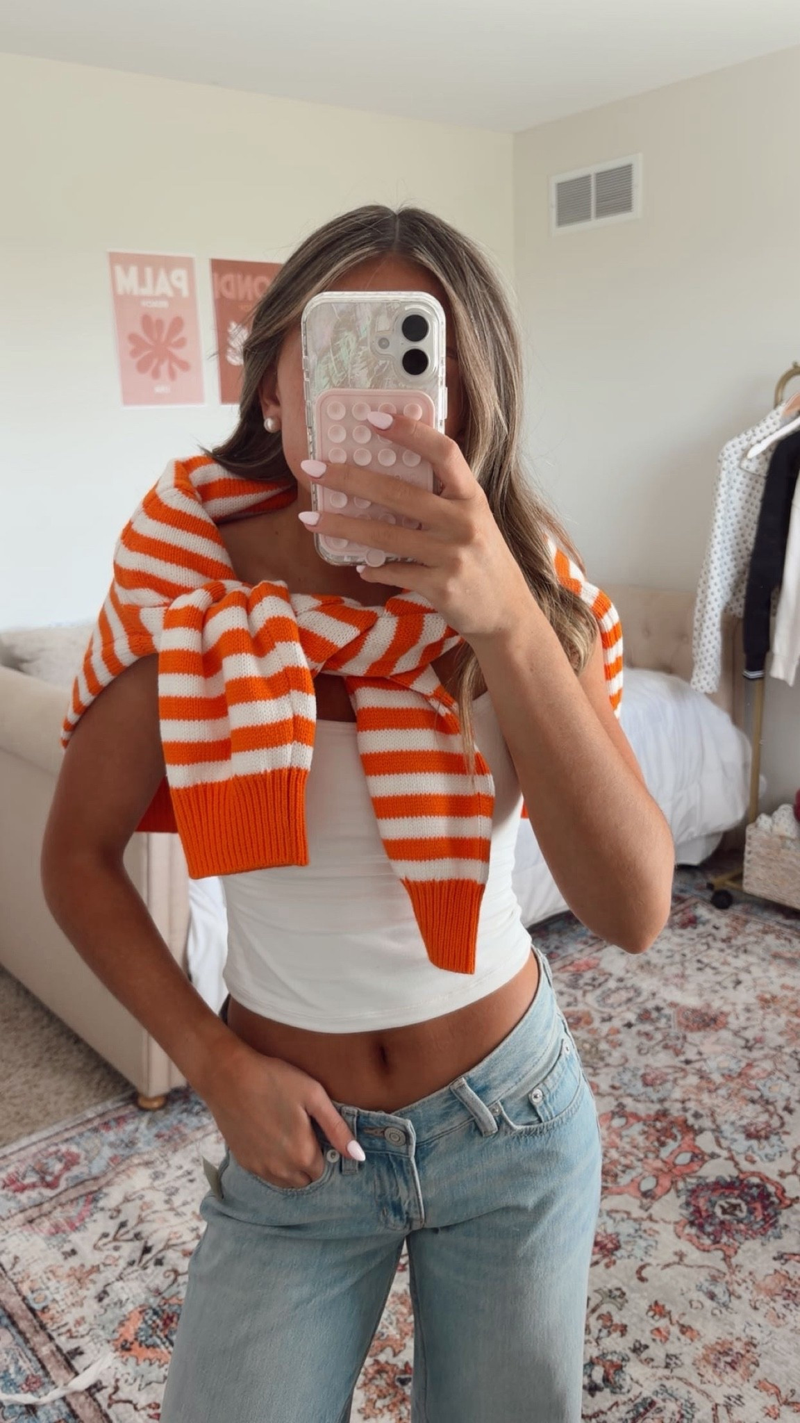 GameDay outfit inspo!! Love the idea of throwing this striped Target quarter zip over your shoulders for an easy, effortless look! Paired with a simple tank + jeans, it’s the perfect outfit for a football game, tailgate, or casual fall day. And it comes in so many colors! 

#TargetFinds #TargetStyle #TargetFashion #GameDay #GameDayOutfit #GameDayLook #FootballSeason #FootballStyle #FootballOutfit #FallOutfit #FallStyle #TailgateStyle

#LTKdayinmylife #LTKootd #LTKSeasonal