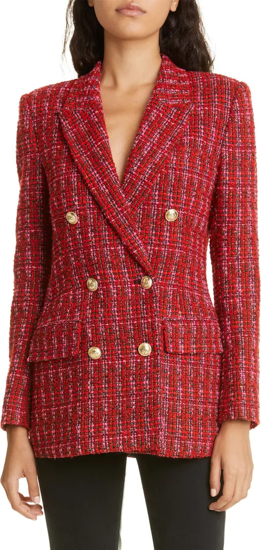 Derek Lam 10 Crosby Walter Double Breasted Tweed Jacket | Nordstrom | Nordstrom