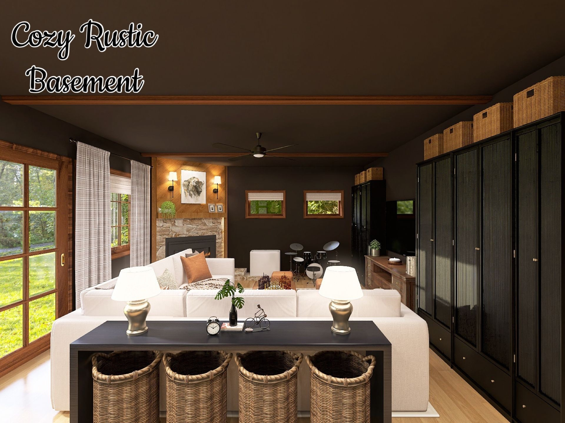 Designed by Olivia
Cozy Rustic Basement

#LTKmomlife #LTKHoliday #LTKHome