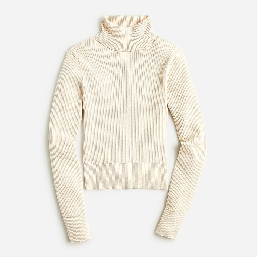 TENCEL™ lyocell-blend ribbed turtleneck sweater | J. Crew US