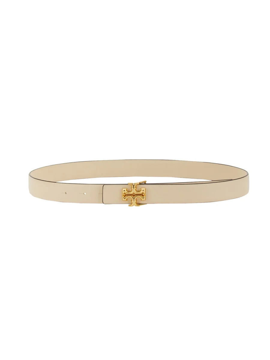 Tory Burch Eleanor Logo Plaque Belt | Cettire Global
