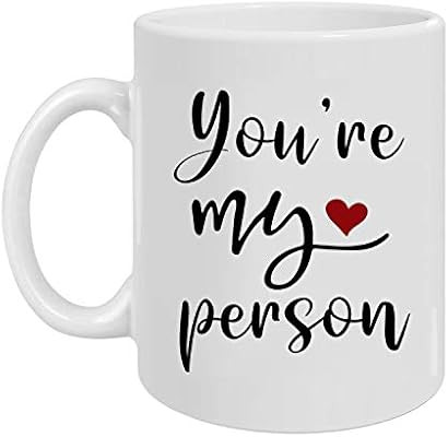 Greatingreat You're My Person Coffee Mug for Best Friend Woman, Boyfriend,Best Friends Female, Si... | Amazon (US)
