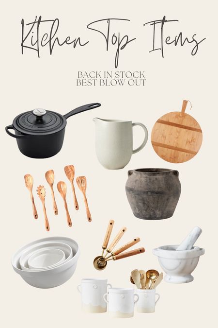 Linking all my favorite kitchen items  bowls to cutting boards, measuring cups, utensils. All perfect prices for the kitchen 

#LTKSeasonal #LTKunder50 #LTKhome