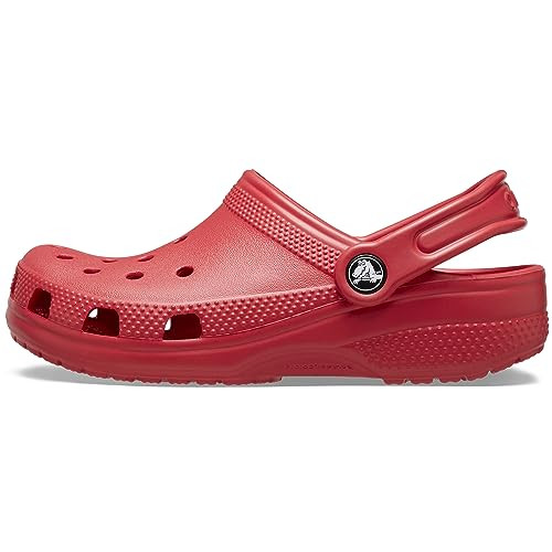 Crocs Unisex-Child Classic Clogs, Varsity Red, 12 Little Kid | Amazon (US)