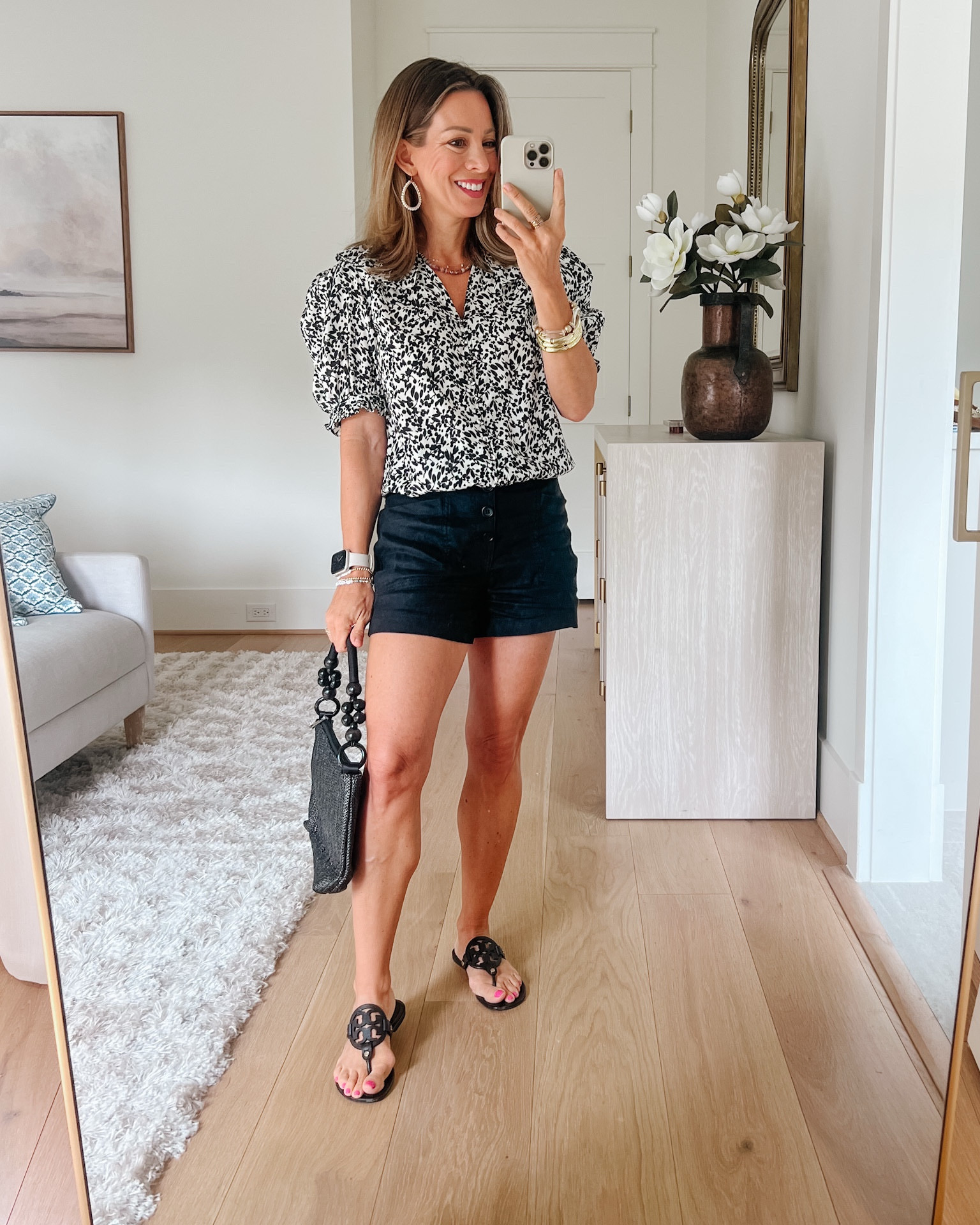 Summer Chic 🖤

Top Fit: I’m wearing an XS

Shorts Fit: I’m wearing a 24

#LTKStyleTip #LTKPetite #LTKFindsUnder100