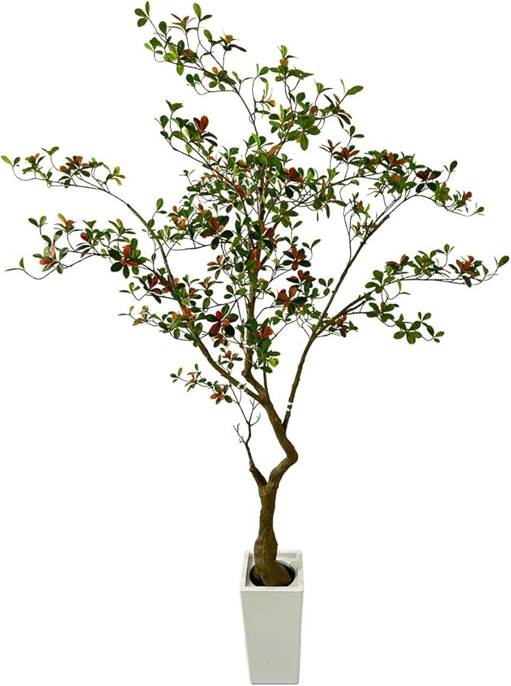 7ft Artificial Gardenia Tree for Indoor & Outdoor D\u00e9cor - Lifelike Foliage, Eco-Friendly Des... | Amazon (US)