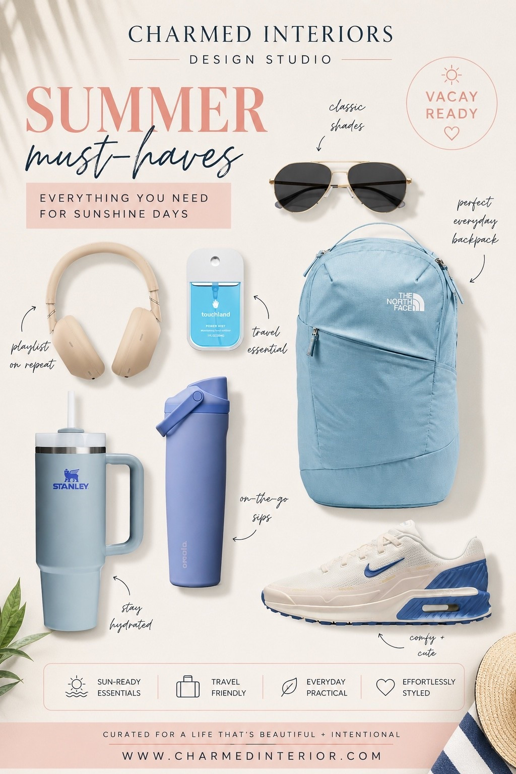 Summer travel essentials that are cute, practical, and ready for every adventure. ✈️☀️ These are the pieces making travel easier and a little more stylish this season.

#StyledByCharmed #HomeDecor

#LTKgrwm #LTKmorningroutine #LTKootd