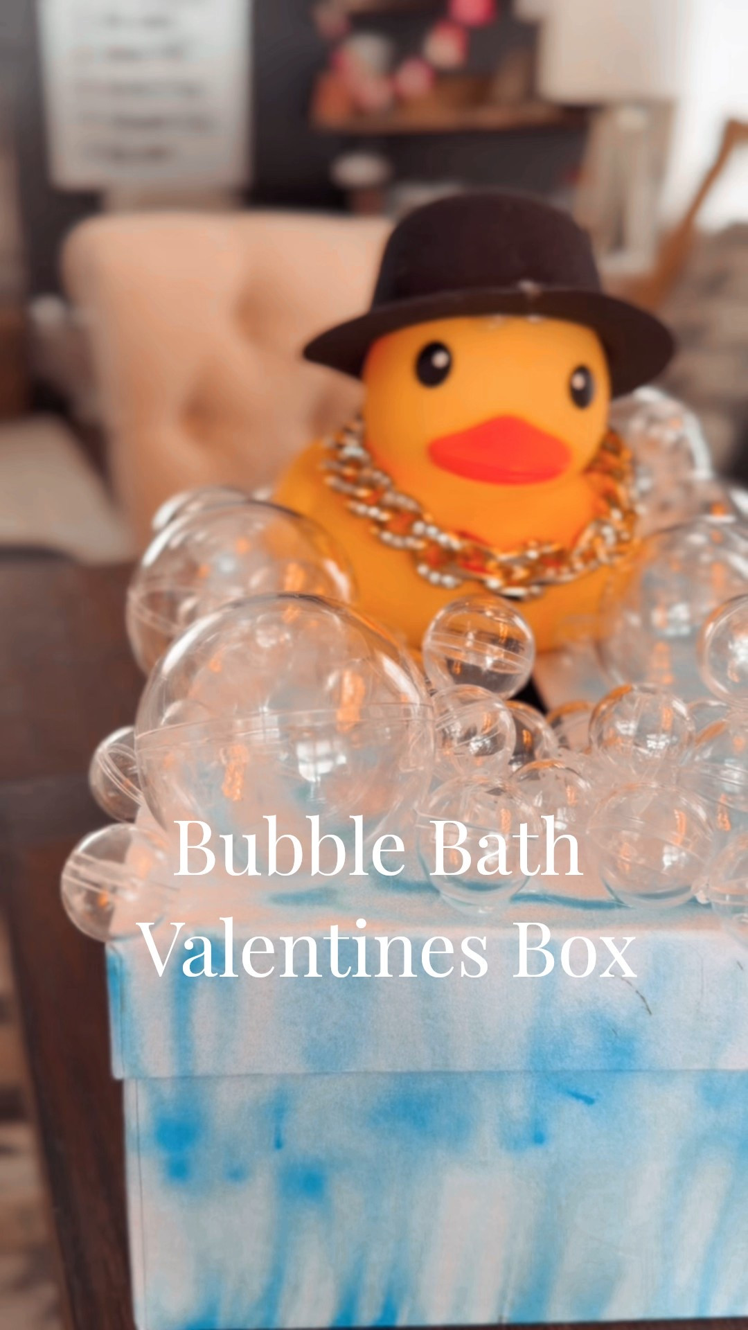 Bubble Bath + Rubber Ducky Valentines Box 🦆 🩵

#LTKValentine #LTKmomlife