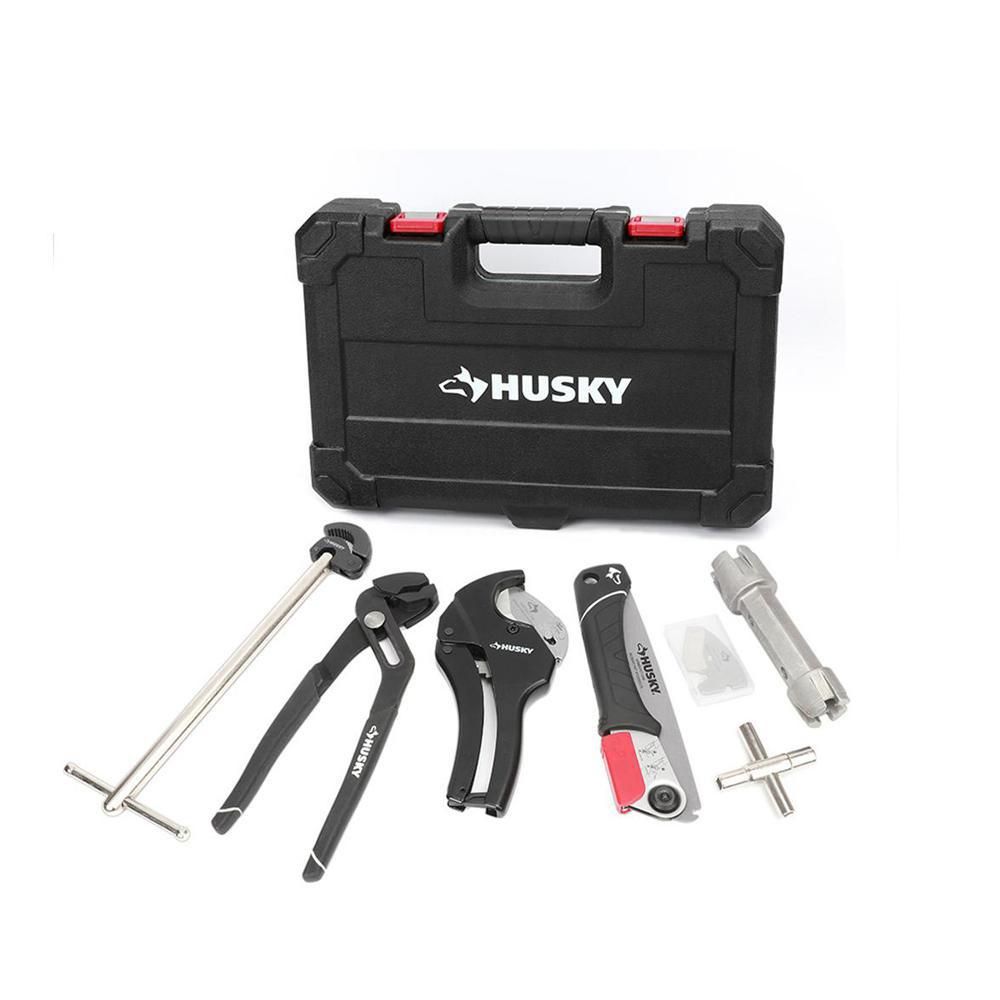 7-Piece Plumbers Tool Set with Carrying Case | The Home Depot