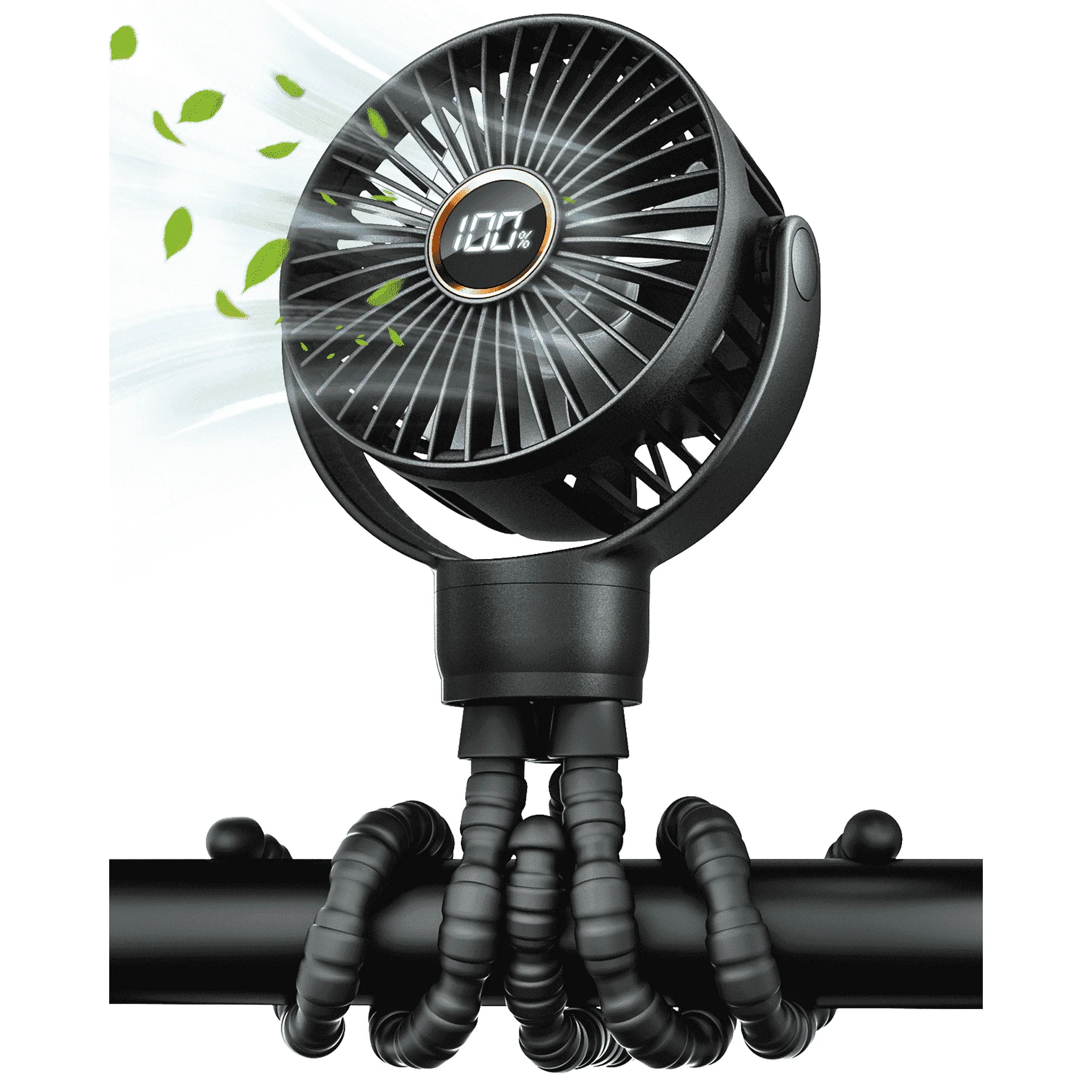 FrSara Portable Baby Stroller Fan - Clip on, Safe Quiet 4000mAh, 3-Speed Baby Fan for Stroller/Ca... | Walmart (US)