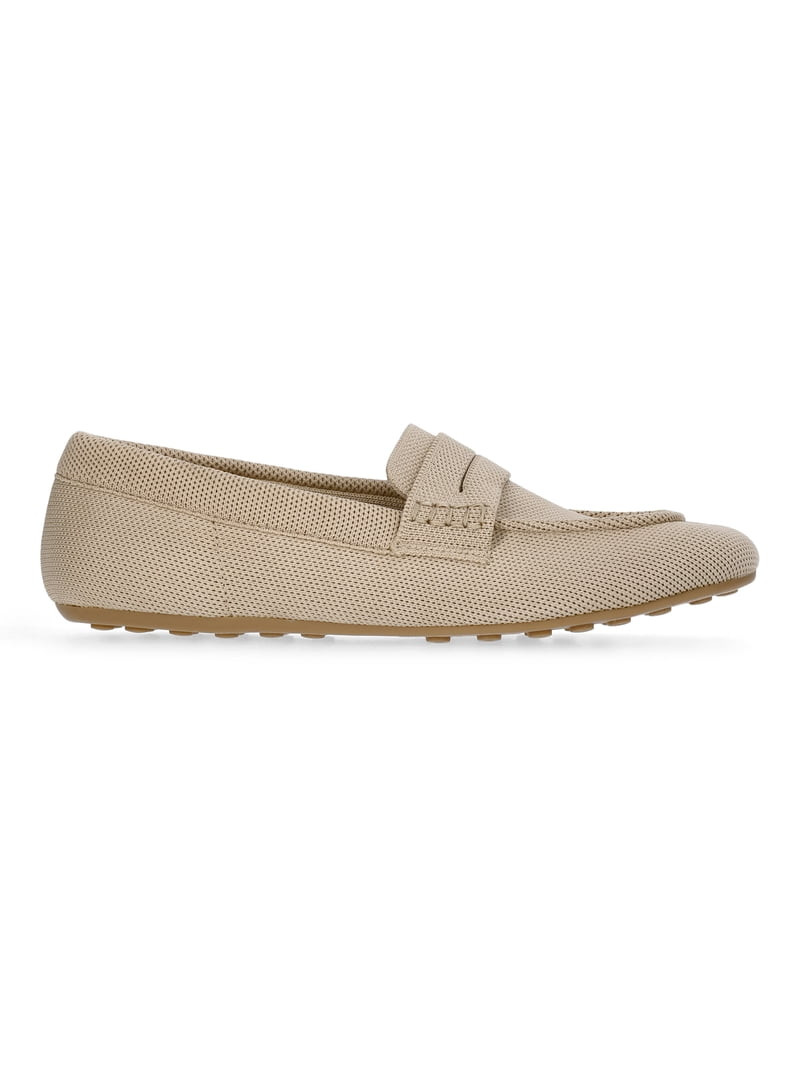 Time and Tru Women's Knit Comfort Loafers | Walmart (US)