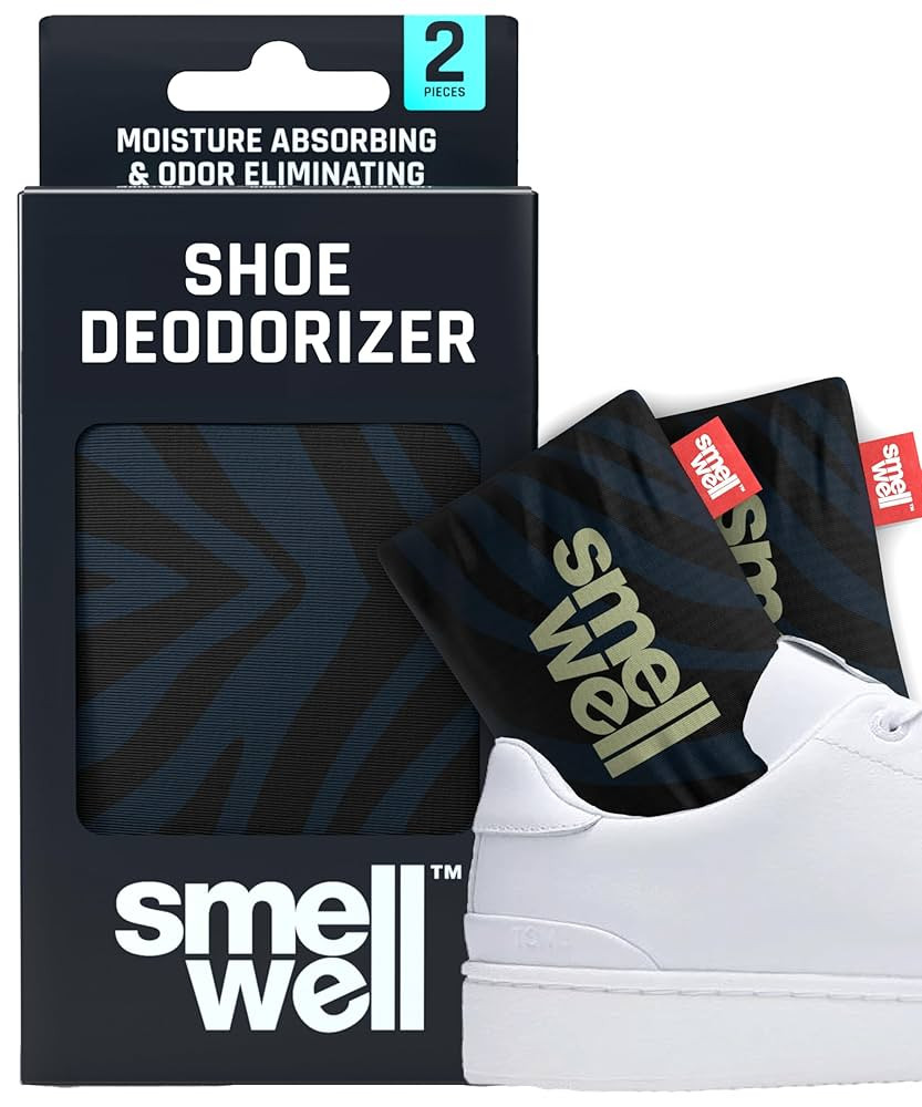 SmellWell - Scented Shoe Deodorizer Inserts - Odor Eliminators - Activated Bamboo Charcoal + Mine... | Amazon (US)