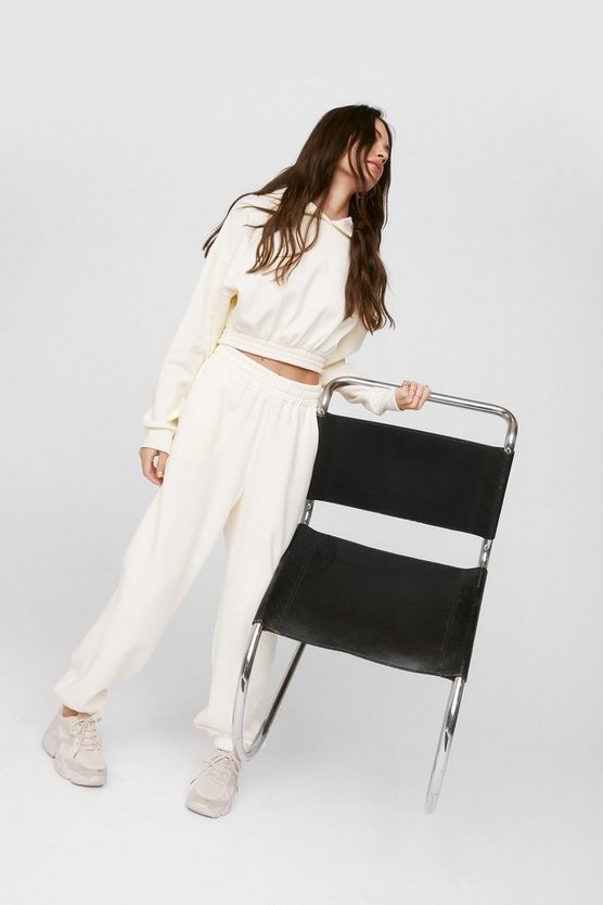 Cropped Hoodie and Joggers Loungewear Set | NastyGal (UK, IE)