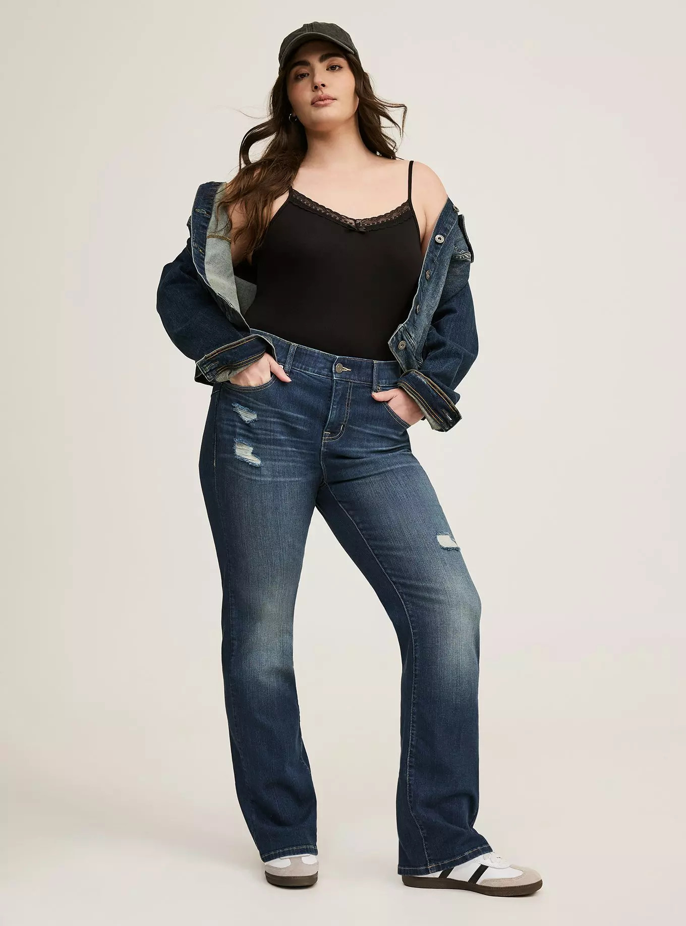 Bombshell Straight Premium Stretch High-Rise Jean | Torrid (US & Canada)