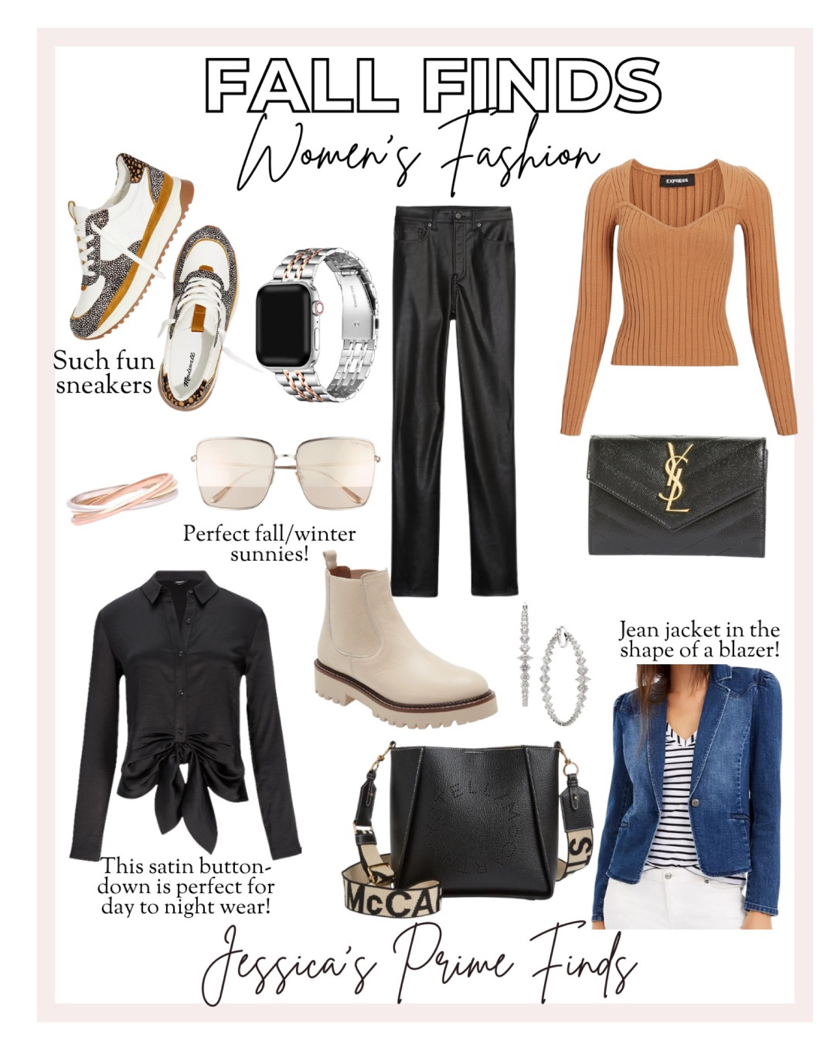 Fall fashion favorites / Bags / Handbags / Sunglasses / Slippers / Lounge wear / loungewear / athletic wear / activewear / women’s sale / fall sale / basics / t-shirts / madewell / YSL / Saint Laurent / Stella McCartney/ boots / booties / Chelsea boots / blouse / sweater / sneakers / watch band / Apple Watch / jewelry / designer sunglasses 

#LTKseasonal #LTKgiftguide #LTKkids #LTKbaby #LTKfit #LTKcurves #LTKstyletip #LTKhome #LTKunder100 #LTKunder50
•
•
•
Fall vibes / fall fashion/ teacher outfits / sweaters / earrings /graphic tee / halloween / back to school / booties / boots / plus size / midsize / plus size fashion / midsize fashion 

#LTKSeasonal #LTKSale #LTKunder100